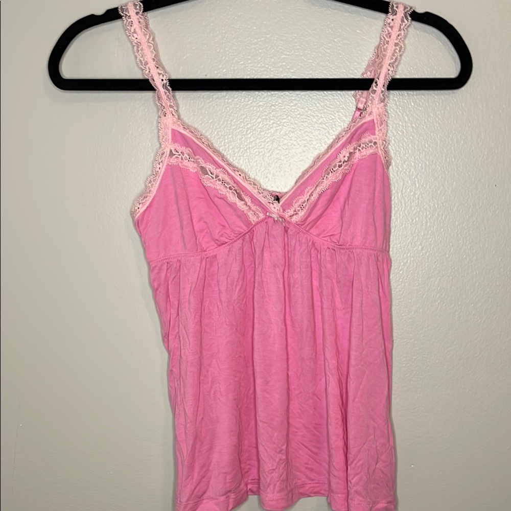Victoria’s Secret Pink Lace Pajama Set